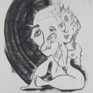 Charcoal drawing by Doug Gilmour - Ten Years of Psychotherapy